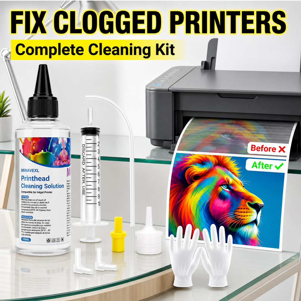 MIRAVEXL Printhead Cleaning So - đánh giá và giá Print Head Cleaning Kit