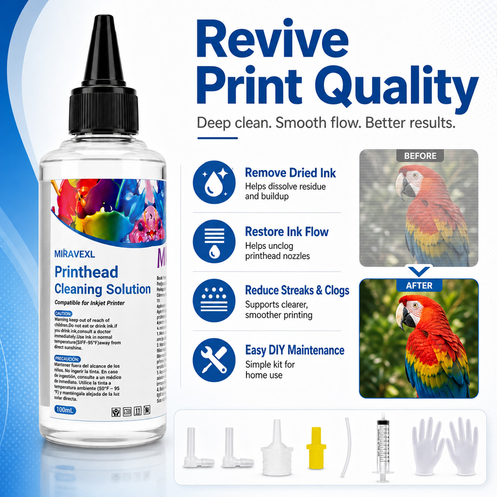 MIRAVEXL Printhead Cleaning So - đánh giá và giá Print Head Cleaning Kit