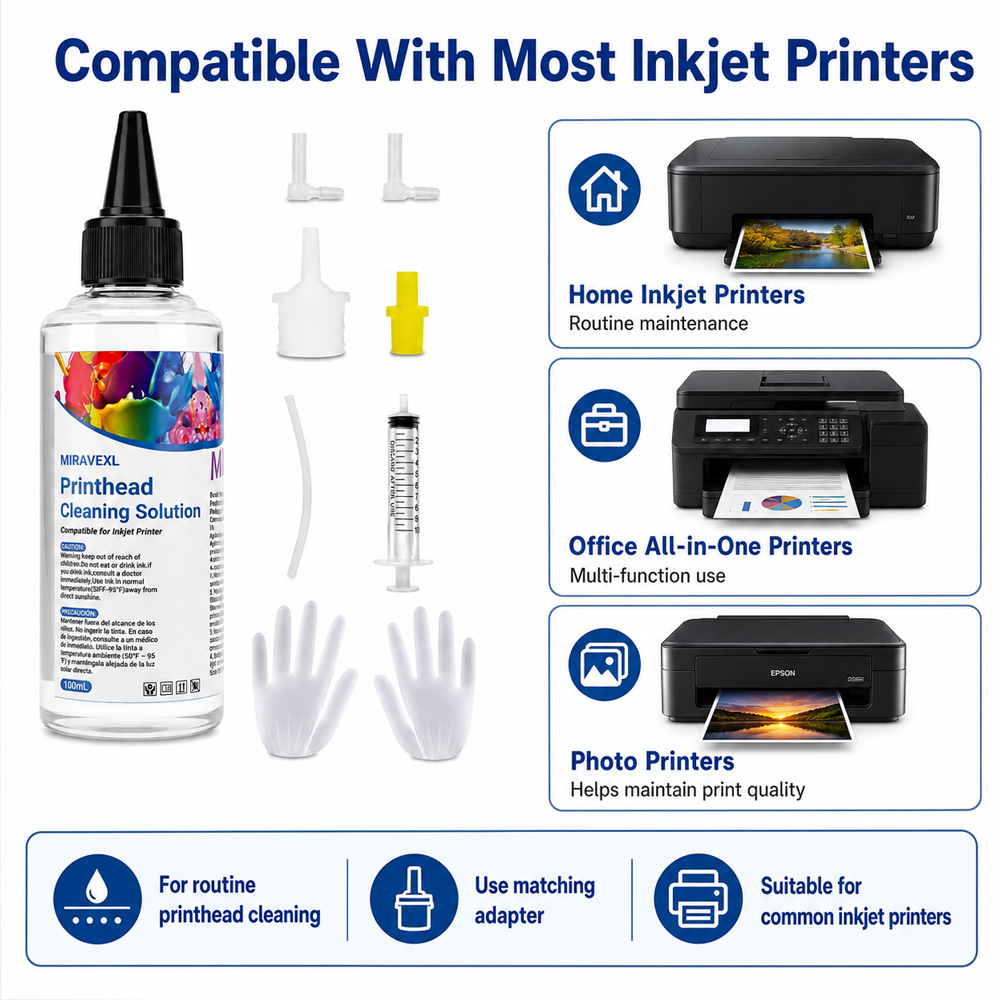 MIRAVEXL Printhead Cleaning So - đánh giá và giá Print Head Cleaning Kit