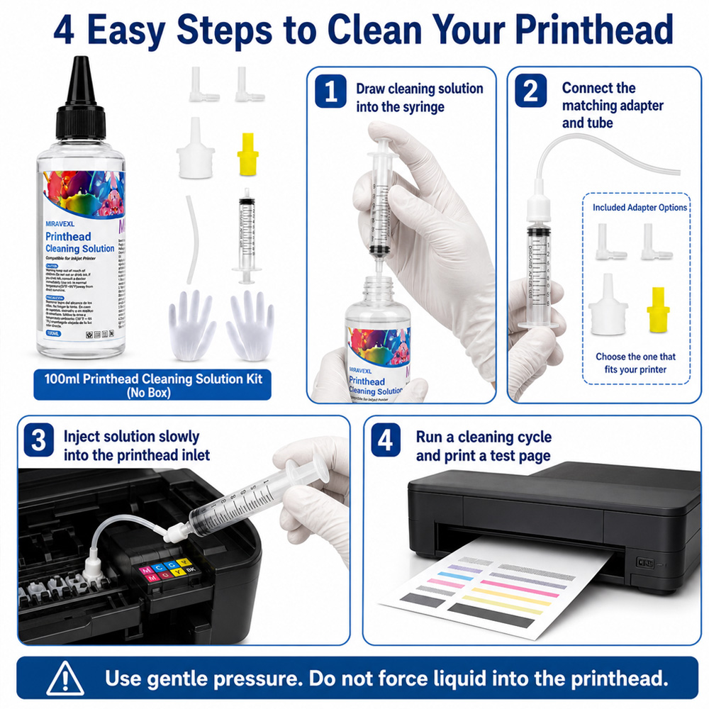 MIRAVEXL Printhead Cleaning So - đánh giá và giá Print Head Cleaning Kit