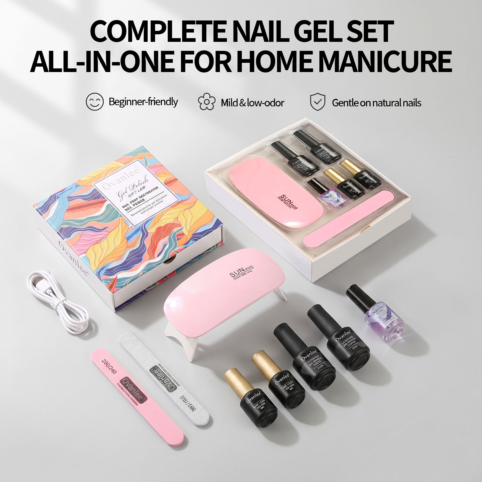 Ovanlee 5-Piece UV Gel Polish  - đánh giá và giá Exposure Unit Uv