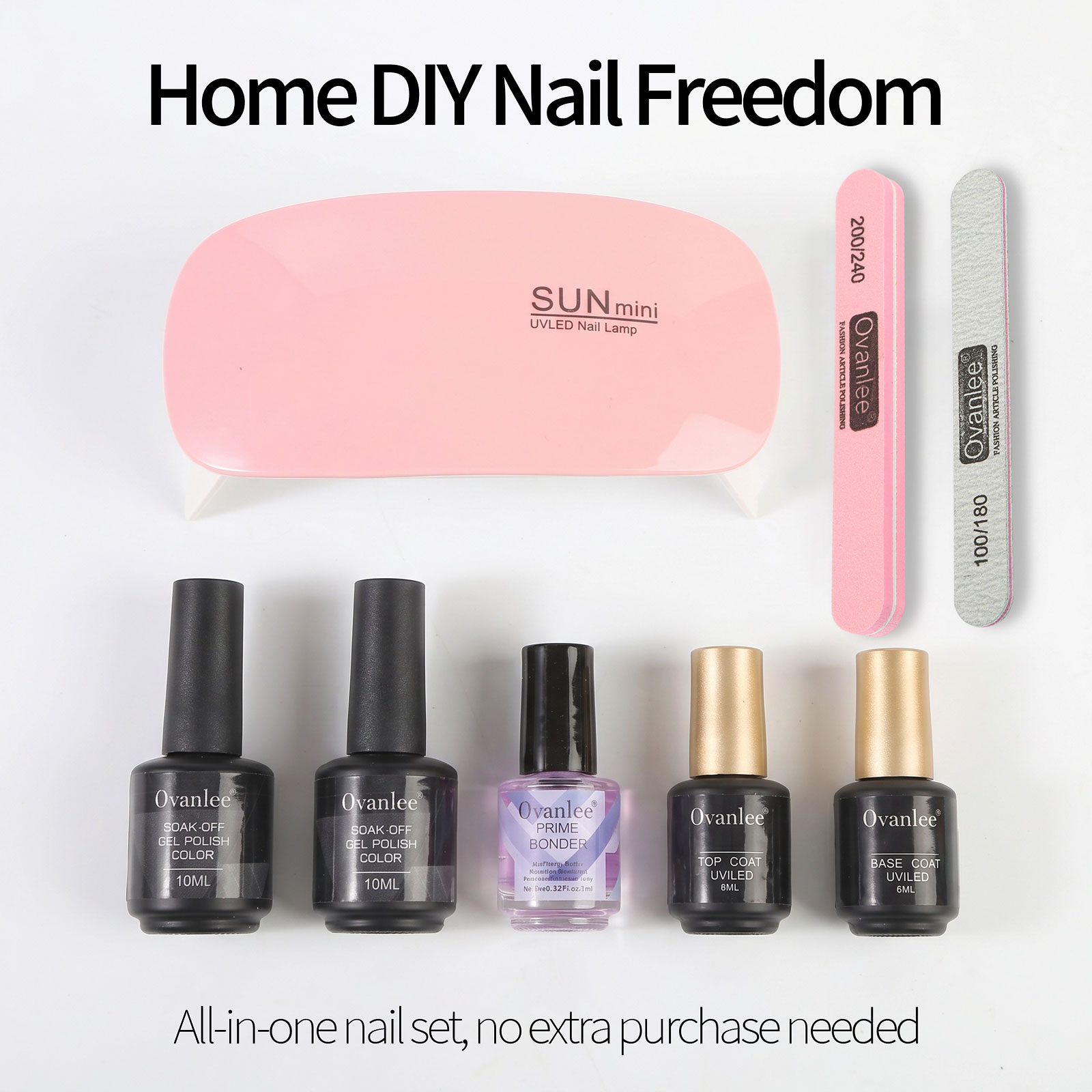 Gel Nail Polish Kit With UV Na - đánh giá và giá Exposure Unit Uv