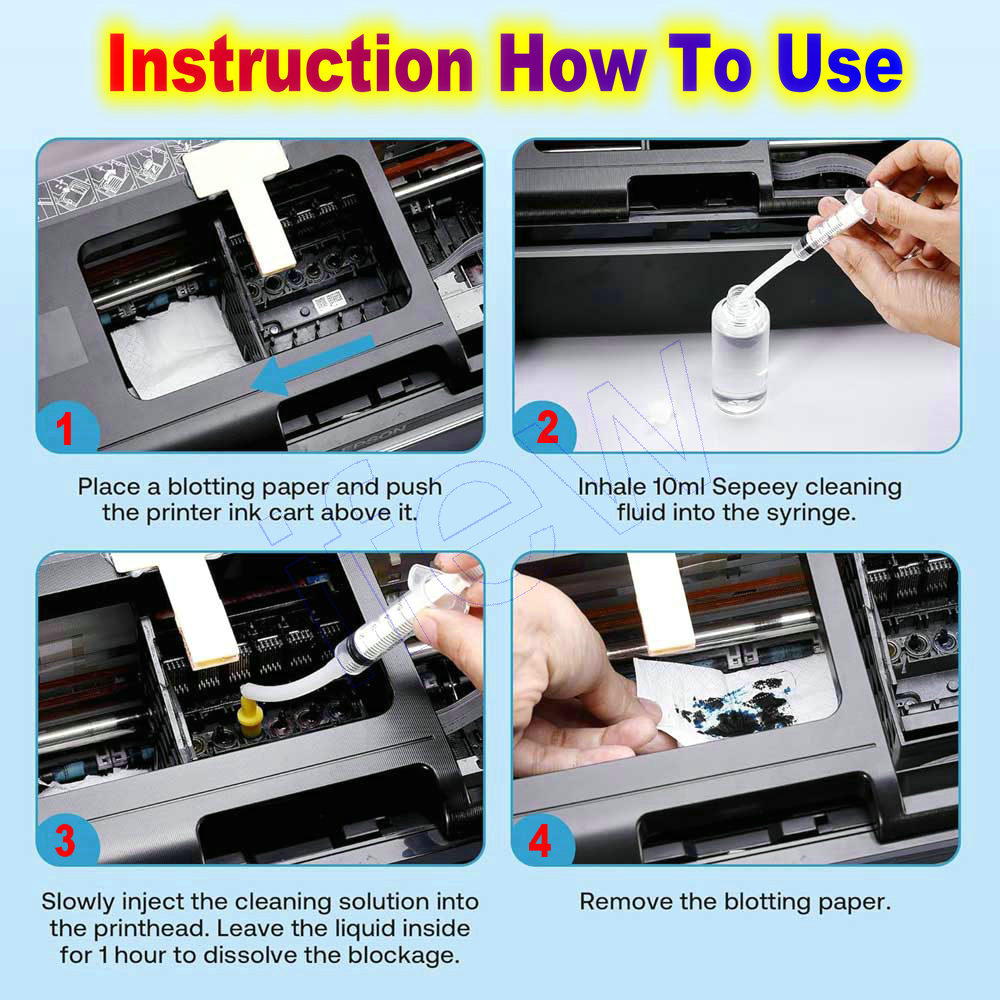100ML Inkjet Printer Head Clea - đánh giá và giá Print Head Cleaning Kit
