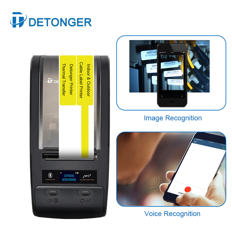 DETONGER DT60S Di Động In Chuy - đánh giá và giá Commercial Ribbon Printing Machine