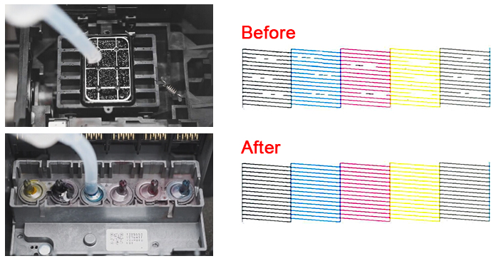 1000ML DTF Mực Dung Dịch Vệ Si - đánh giá và giá Print Head Cleaning Kit